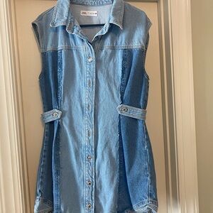 Zara Light Blue Denim Jacket